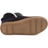 imageULTRAIDEAS Womens Indoor Loafer House Slippers with Memory Foam Ladies Warm Closed Back House Shoes with NonSlip Outdoor Rubber Sole Dark Black Size 8