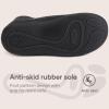 imageULTRAIDEAS Womens Indoor Loafer House Slippers with Memory Foam Ladies Warm Closed Back House Shoes with NonSlip Outdoor Rubber SoleBlack