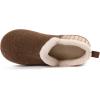 imageULTRAIDEAS Womens Indoor Loafer House Slippers with Memory Foam Ladies Warm Closed Back House Shoes with NonSlip Outdoor Rubber SoleBrown