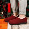 imageULTRAIDEAS Womens Indoor Loafer House Slippers with Memory Foam Ladies Warm Closed Back House Shoes with NonSlip Outdoor Rubber SoleCarbon Black