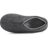 imageULTRAIDEAS Womens Indoor Loafer House Slippers with Memory Foam Ladies Warm Closed Back House Shoes with NonSlip Outdoor Rubber SoleDark Grey