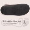 imageULTRAIDEAS Womens Indoor Loafer House Slippers with Memory Foam Ladies Warm Closed Back House Shoes with NonSlip Outdoor Rubber SoleGrey