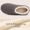 imageULTRAIDEAS Womens Indoor Loafer House Slippers with Memory Foam Ladies Warm Closed Back House Shoes with NonSlip Outdoor Rubber SoleGrey