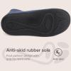 imageULTRAIDEAS Womens Indoor Loafer House Slippers with Memory Foam Ladies Warm Closed Back House Shoes with NonSlip Outdoor Rubber SoleNavy Blue