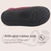imageULTRAIDEAS Womens Indoor Loafer House Slippers with Memory Foam Ladies Warm Closed Back House Shoes with NonSlip Outdoor Rubber SoleRed