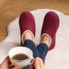 imageULTRAIDEAS Womens Indoor Loafer House Slippers with Memory Foam Ladies Warm Closed Back House Shoes with NonSlip Outdoor Rubber SoleRed