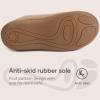 imageULTRAIDEAS Womens Indoor Loafer House Slippers with Memory Foam Ladies Warm Closed Back House Shoes with NonSlip Outdoor Rubber SoleSand