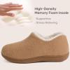 imageULTRAIDEAS Womens Indoor Loafer House Slippers with Memory Foam Ladies Warm Closed Back House Shoes with NonSlip Outdoor Rubber SoleSand