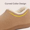 imageULTRAIDEAS Womens Indoor Loafer House Slippers with Memory Foam Ladies Warm Closed Back House Shoes with NonSlip Outdoor Rubber SoleSand