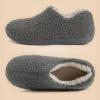 imageULTRAIDEAS Womens Indoor Loafer House Slippers with Memory Foam Ladies Warm Closed Back House Shoes with NonSlip Outdoor Rubber SoleTeddy Grey