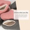 imageULTRAIDEAS Womens Indoor Loafer House Slippers with Memory Foam Ladies Warm Closed Back House Shoes with NonSlip Outdoor Rubber SoleTeddy Grey