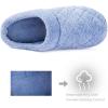imageULTRAIDEAS Womens Indoor Terry Clog Slipper with Memory Foam SlipOn Ladies Comfy House Shoe with NonSlip Rubber SoleBlue