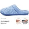 imageULTRAIDEAS Womens Indoor Terry Clog Slipper with Memory Foam SlipOn Ladies Comfy House Shoe with NonSlip Rubber SoleBlue