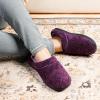 imageULTRAIDEAS Womens Indoor Terry Clog Slipper with Memory Foam SlipOn Ladies Comfy House Shoe with NonSlip Rubber SoleEggplant
