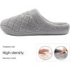 imageULTRAIDEAS Womens Indoor Terry Clog Slipper with Memory Foam SlipOn Ladies Comfy House Shoe with NonSlip Rubber SoleMedium Grey