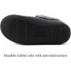 imageULTRAIDEAS Womens Memory Foam House Slippers with Hard Bottom Fur Lined House Shoes with NonSlip Rubber Sole for Indoor ampamp OutdoorBrown Grey