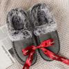 imageULTRAIDEAS Womens Memory Foam House Slippers with Hard Bottom Fur Lined House Shoes with NonSlip Rubber Sole for Indoor ampamp OutdoorDark Grey