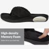 imageULTRAIDEAS Womens Popcorn Flip Flop House Slipper with Memory FoamBlack