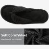 imageULTRAIDEAS Womens Popcorn Flip Flop House Slipper with Memory FoamBlack