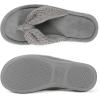 imageULTRAIDEAS Womens Popcorn Flip Flop House Slipper with Memory FoamGrey