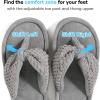 imageULTRAIDEAS Womens Popcorn Flip Flop House Slipper with Memory FoamGrey