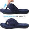 imageULTRAIDEAS Womens Popcorn Flip Flop House Slipper with Memory FoamNavy