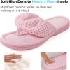 imageULTRAIDEAS Womens Popcorn Flip Flop House Slipper with Memory FoamPink