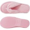 imageULTRAIDEAS Womens Popcorn Flip Flop House Slipper with Memory FoamPink
