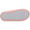 imageULTRAIDEAS Womens Soft Curly Fleece Closed Back Indoor Slippers House Slippers for Women With ElasticPink