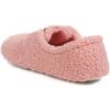 imageULTRAIDEAS Womens Soft Curly Fleece Closed Back Indoor Slippers House Slippers for Women With ElasticPink