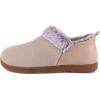 imageULTRAIDEAS Womens Warm Slippers with Back Ladies Slippers for Winter Cosy Bootie Furry SlipperBeige