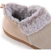 imageULTRAIDEAS Womens Warm Slippers with Back Ladies Slippers for Winter Cosy Bootie Furry SlipperBeige