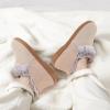 imageULTRAIDEAS Womens Warm Slippers with Back Ladies Slippers for Winter Cosy Bootie Furry SlipperBeige