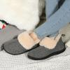 imageULTRAIDEAS Womens Warm Slippers with Back Ladies Slippers for Winter Cosy Bootie Furry SlipperShadow Grey