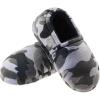 imageLA PLAGE Boys House Slippers with Cozy Memory Foam Slip On Camo House Shoes Breathable Indoor Outdoor Warm Winter Home Slippers for Little Big KidsCamouflage Grey