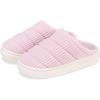 imageNineCiFun Womens House Shoes Warm Memory Foam Slippers for Women Indoor Soft Fleece Lined Womens SlippersPink