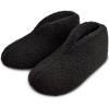 imageParlovable Womens Fur Bootie Slippers Fuzzy Warm Curly Faux Sherpa Slipper Winter Memory Foam with Faux Wool Fleece Lining Indoor Bedroom