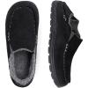 imageULTRAIDEAS Mens Austin Moccains Knit Slippers with Tie