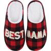 Sherpa Plush - Best Mama Buffalo Plaid