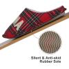 imageshevalues Best Mama Papa House Slippers for Mom and Dad from Daughter Son Memory Foam Indoor Slippers for Women MenSherpa Plush  Best Mama Tartan Plaid