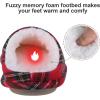imageshevalues Best Mama Papa House Slippers for Mom and Dad from Daughter Son Memory Foam Indoor Slippers for Women MenSherpa Plush  Best Papa Tartan Plaid