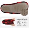 imageshevalues Best Mama Papa House Slippers for Mom and Dad from Daughter Son Memory Foam Indoor Slippers for Women MenTerry Cloth  Best Mama Buffalo Plaid