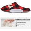 imageshevalues Best Mama Papa House Slippers for Mom and Dad from Daughter Son Memory Foam Indoor Slippers for Women MenTerry Cloth  Best Mama Buffalo Plaid