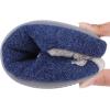 imageshevalues Fur Lined Animal Slippers for Kids Cute Girls Boys Unicorn Hedgehog House Shoes Fuzzy Embroidered Indoor Slippers WomenNavy Hedgehog
