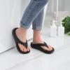 imageshevalues Orthopedic Sandals for Women Arch Support Recovery Flip Flops Pillow Soft Summer Beach ShoesBlack