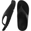 imageshevalues Orthopedic Sandals for Women Arch Support Recovery Flip Flops Pillow Soft Summer Beach ShoesBlack