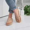 imageshevalues Orthopedic Sandals for Women Arch Support Recovery Flip Flops Pillow Soft Summer Beach ShoesKhaki