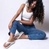imageshevalues Orthopedic Sandals for Women Arch Support Recovery Flip Flops Pillow Soft Summer Beach ShoesWhite