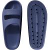 imageshevalues Orthopedic Slide Sandals for Women with Arch Support Pillow Soft Recovery Slip on Sandals Lightweight Summer Cloud Slippers for Plantar FasciitisUpdate Blue