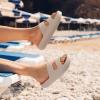 imageshevalues Orthopedic Slide Sandals for Women with Arch Support Pillow Soft Recovery Slip on Sandals Lightweight Summer Cloud Slippers for Plantar FasciitisUpdate Sand